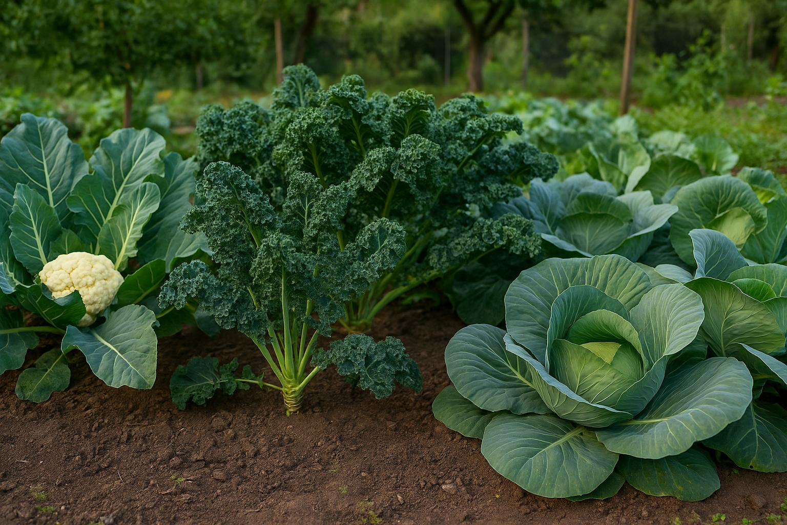 Cruciferous vegetables like kale and cabbage support liver detox.