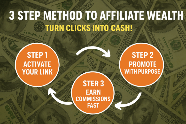 3-Step Method Affiliate Programme 2025 for Beginners