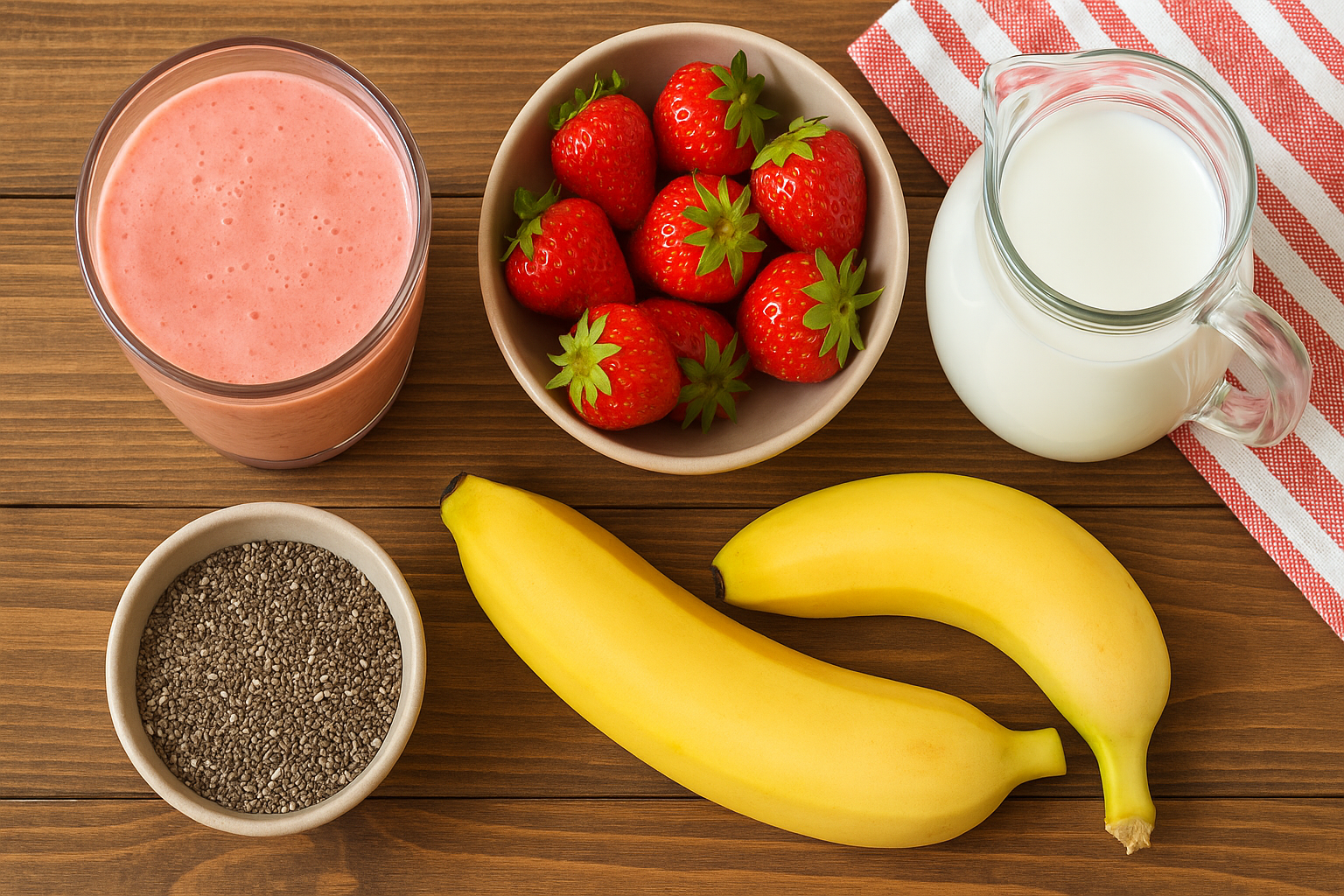 Strawberry Smoothie Recipe for Healthy Weight Loss