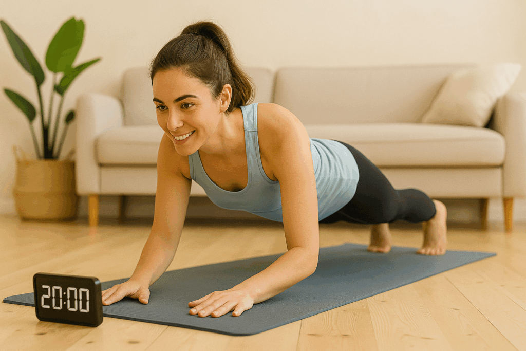 Effective fat burning workout for full-body fitness