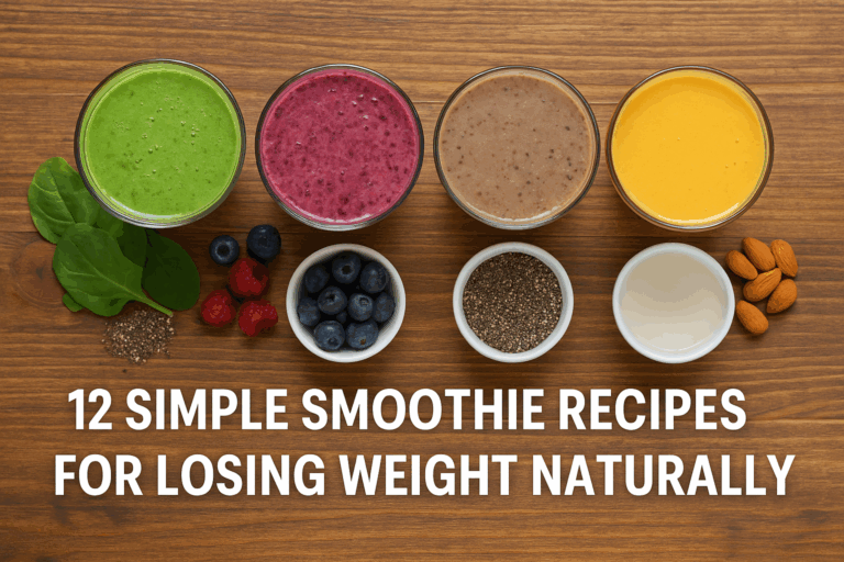 12 Simple Smoothie Recipes Ideas for Weight Loss