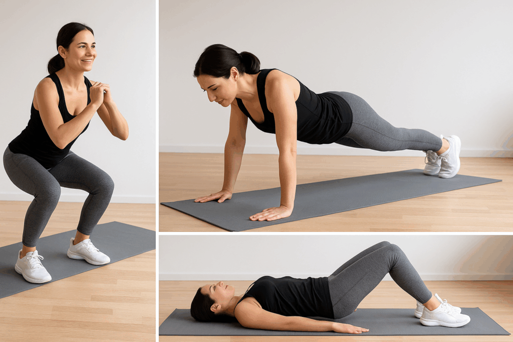 Easy workouts at home for women