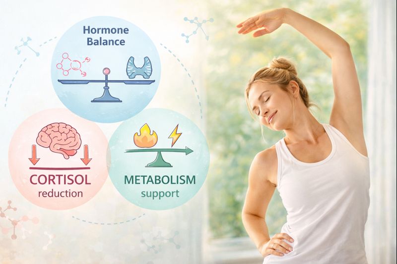 morning stretch routine for hormone balance and metabolism