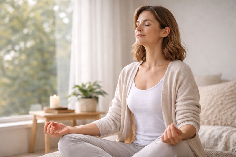 meditation for beginners to reduce stress and support weight loss