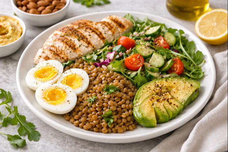 high protein lunch for women weight loss