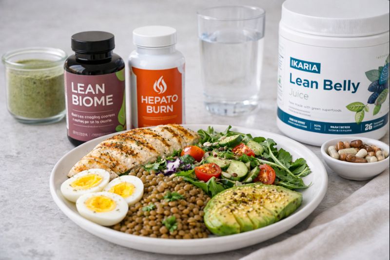 balanced high protein lunch to support metabolism