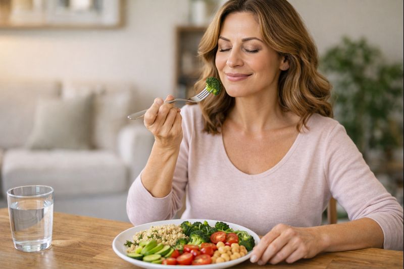 Fibre rich foods for women to improve gut health and fullness