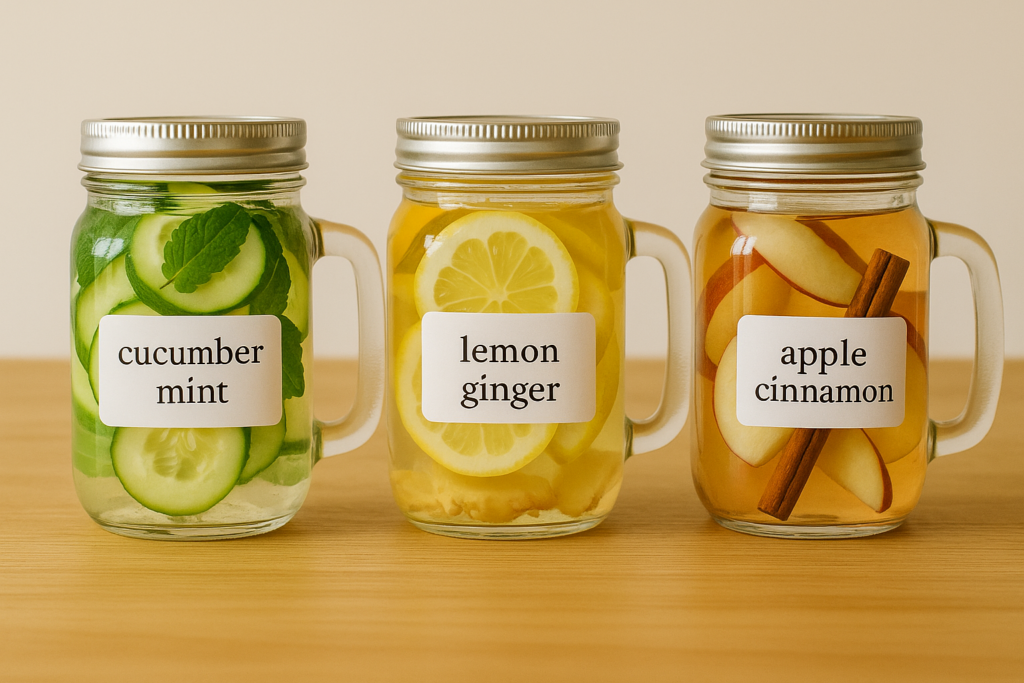 infused water recipes for belly fat