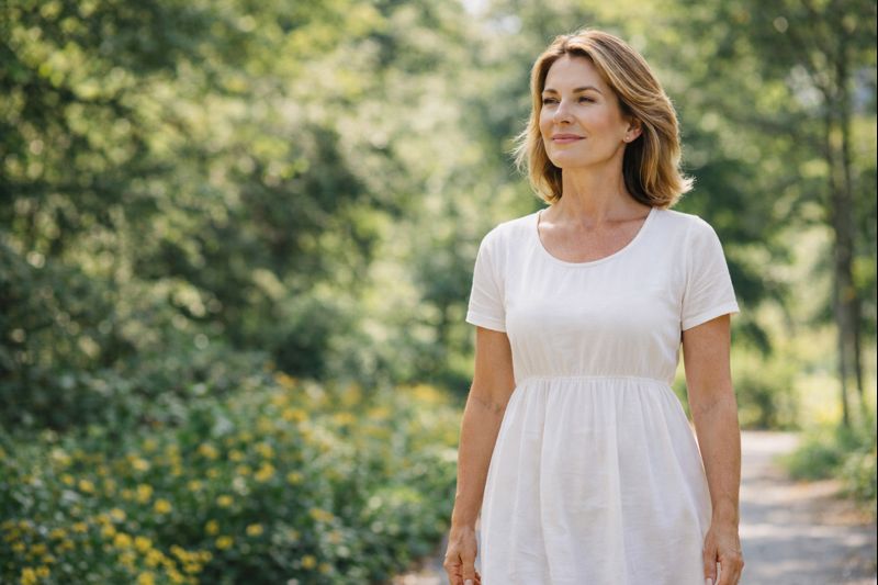 Woman practising somatic excercises for hips at home