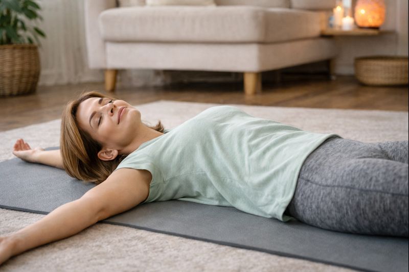 Beginner-friendly full body workout plan with walking and breathing