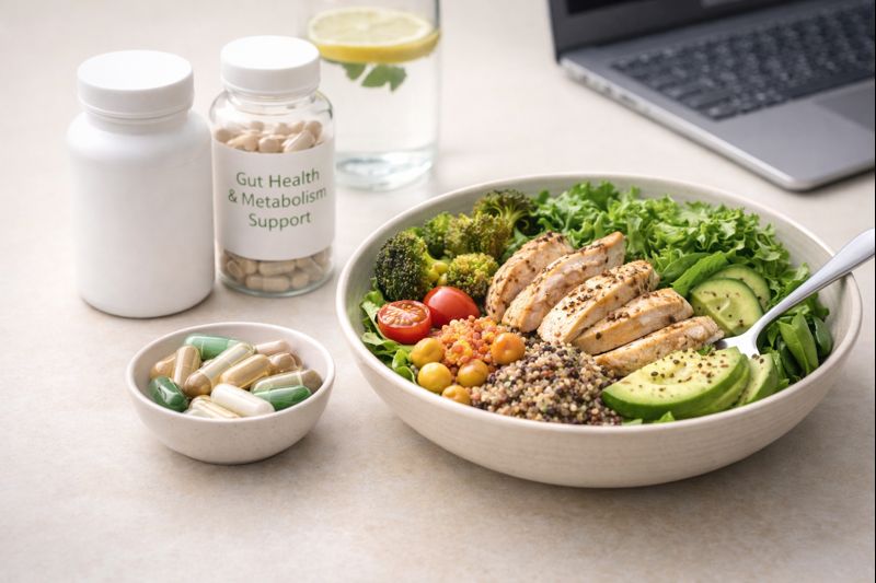 Healthy lunch ideas for work that support weight loss and metabolism