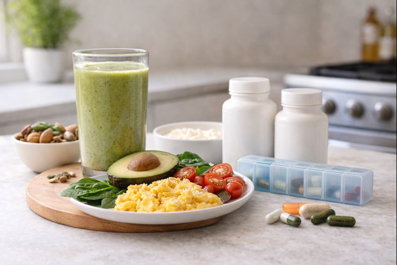 protein breakfast ideas with eggs and vegetables for fat loss