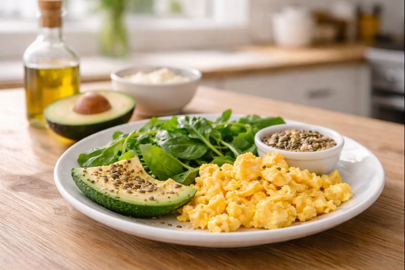 Low carb breakfast ideas for women to burn belly fat naturally