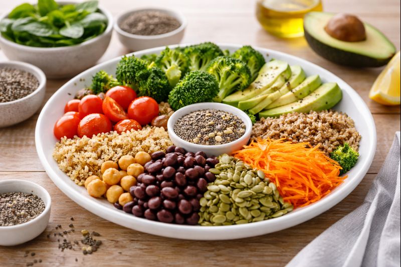 high fiber foods that help women feel full and lose weight