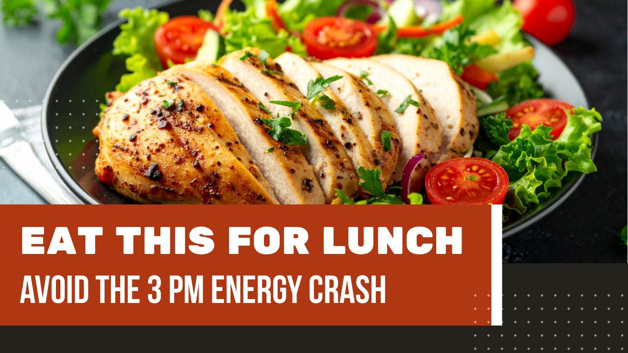 Low Carb Lunch Ideas to Stop 3 PM Crash & Belly Fat