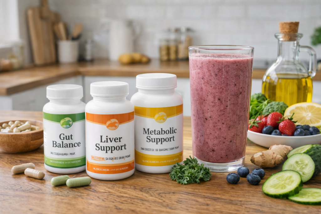 Balanced breakfast showing healthy meal ideas for weight loss