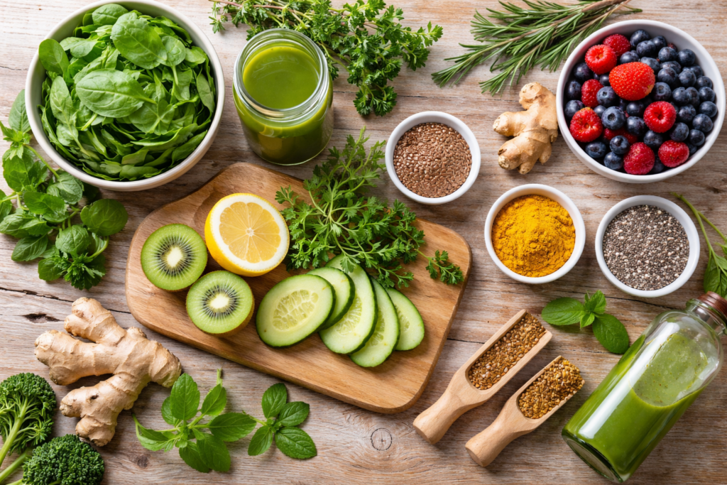 Ikaria juice weight loss reviews with ingredients and benefits visual